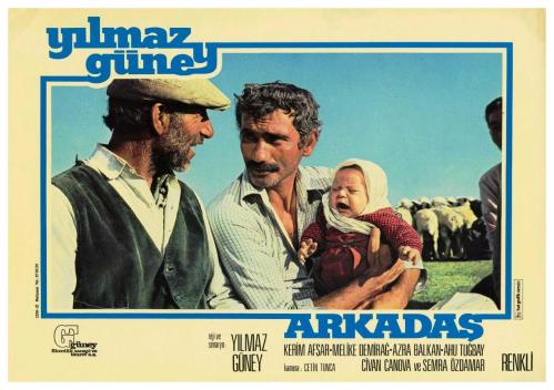 ARKADAŞ FİLMİNİN LOBİ KARTI - YILMAZ GÜNEY, MELİKE DEMİRAĞ, KERİM AFŞAR, AZRA BALKAN - REJİ VE SENARYO: YILMAZ GÜNEY - NO: 4