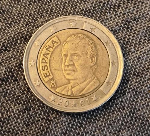 İSPANYA 2 EURO  2001