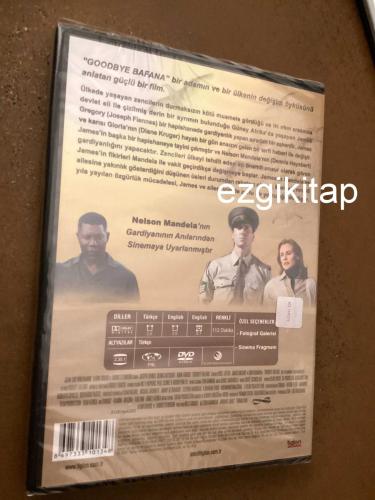goodbye bafana dvd   (ambalajı açılmamış)  (özgürlüğün rengi)  joseph fiennes dennis haysbert diane kruger