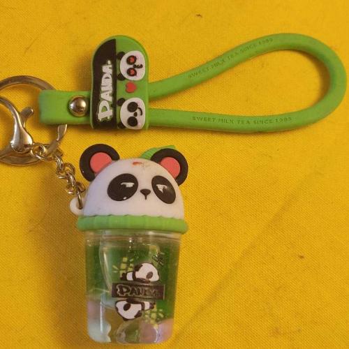 LOT.2 » IŞIK VEREN FOSFORLU TAŞLI PANDA ANAHTARLIK. KARANLIKTA ASLA KAYBOLMAZ.  NADİR. YURTDIŞINDAN.