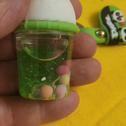 IŞIK VEREN FOSFORLU TAŞLI PANDA ANAHTARLIK. KARANLIKTA ASLA KAYBOLMAZ.  NADİR. YURTDIŞINDAN.
