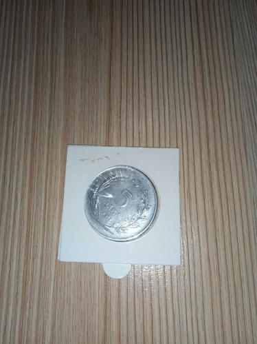 5 lira  1975 ACMONİTAL-52