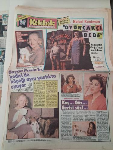 HÜRRİYET Kelebek 7 NİSAN 1983 PERŞEMBE ( Bakan Eşi: GÜLEN PASİN / HÜLYA SÜER / ALİYE HERGÜL  )