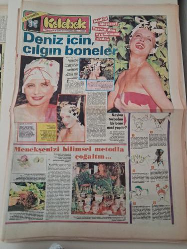 HÜRRİYET Kelebek 27 Temmuz 1983, ÇARŞAMBA ( DENİZ İÇİN ÇILGIN BONELER / 3 FOTOROMAN )