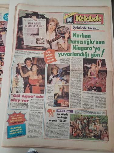 HÜRRİYET  Kelebek 19 TEMMUZ 1983 SALI ( NURHAN DAMCIOĞLU / MAYONUN 140 YILLIK TARİHİ / 3 FOTOROMAN )