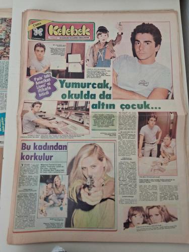 HÜRRİYET  Kelebek 12 AĞUSTOS 1983 CUMA ( 007 ALTIN DEVRİNİ YAŞIYOR / MÜŞERREF TEZCAN / İLKER İNANOĞLU)
