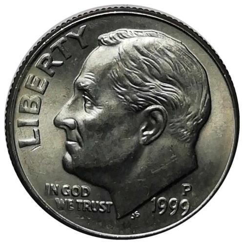 ABD 1999 Yılı 10 Cent (Roosevelt Dime) ÇİL