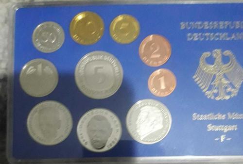 LOT.6 » ALMANYA 1992 F -1 PFENİGDEN 5 MARK A KADAR TAM SET ÇİL