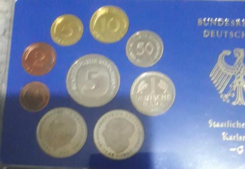 LOT.5 » ALMANYA 1977  G -1 PFENİGDEN 5 MARK A KADAR TAM SET ÇİL