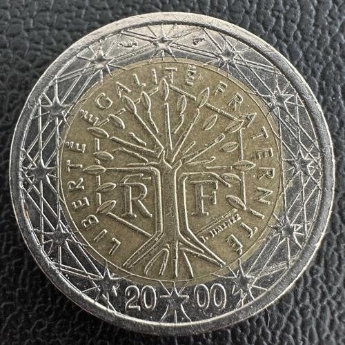 Fransa 2 Euro 2000.