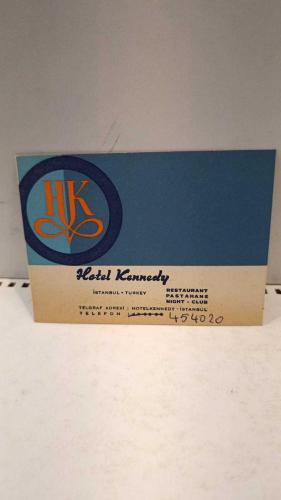 LOT.10 » Hotel Kennedy Haritalı Kartvizit (Telefon Numarası Düzeltilmiş)