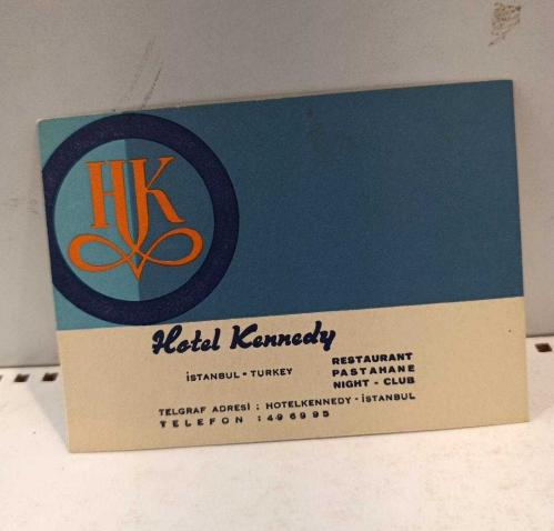 LOT.11 » Hotel Kennedy Haritalı Kartvizit