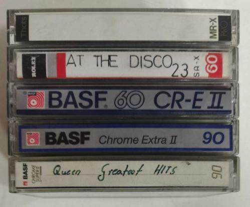 ÇEŞİTLİ KALİTELERDE BASF, ROLEX, THAT'S *  KULLANILMIŞ BOŞ KASET * 5 ADET KASET
