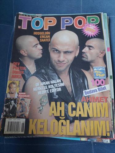 Top pop müzik dergisi yeşim Salkım ahmet soner arıca ercan saatçi  izel