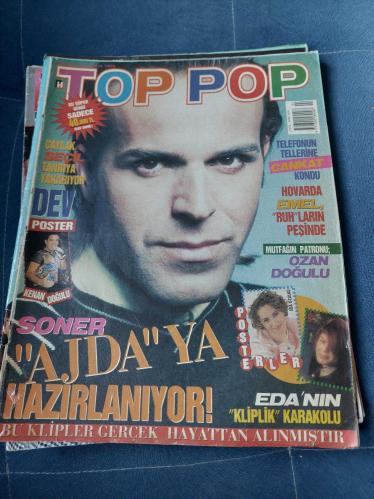 Top pop müzik dergisi soner arıca kenan doğulu eda özülkü emel müftüoğlu cankat