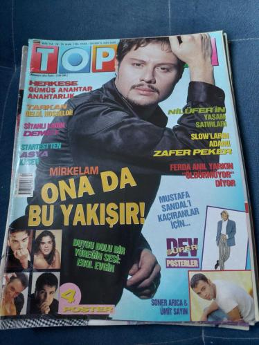 Top pop müzik dergisi mirkelam  tarkan sertab erener Nilüfer