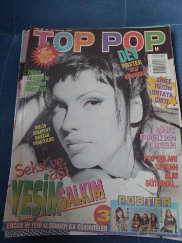 Top pop müzik dergisi yeşim Salkım sibel tüzün melis Sökmen