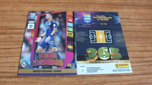 2025 Panini FIFA 365 Woo-young Jung Ulsan HD FC Star Signings Kart No:STS34