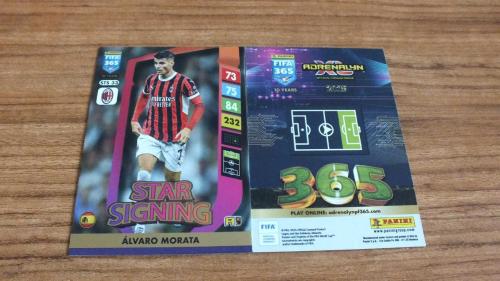 2025 Panini FIFA 365 Álvaro Morata AC Milan Star Signings Kart No:STS33