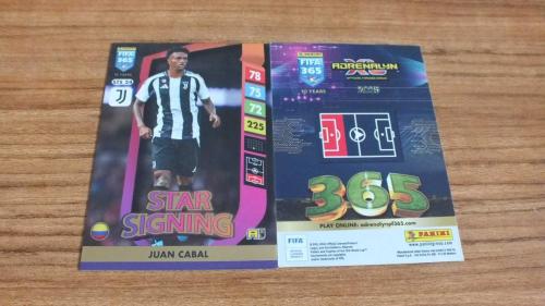 2025 Panini FIFA 365 Juan Cabal Juventus Star Signings Kart No:STS24