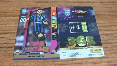 2025 Panini FIFA 365 Mehdi Taremi FC Internazionale Milano Star Signings Kart No:STS22