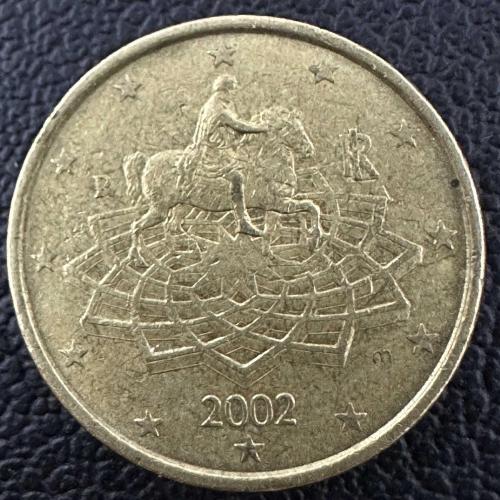 İtalya 50 Euro Cent 2002.