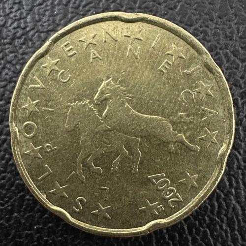 Slovenya 20 Euro Cent 2007