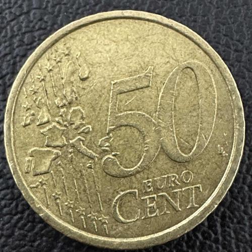 İtalya 50 Euro Cent 2002.