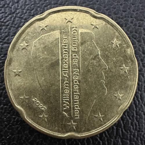 Hollanda 20 Euro Cent 2022