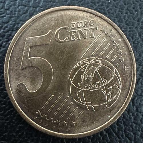 Almanya 5 Euro Cent 2022 F.