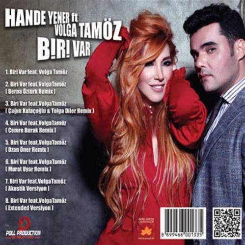 HANDE YENER FEAT VOLGA TAMÖZ - BİRİ VAR MAXI SINGLE 2014 CD