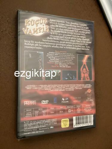 küçük vampir  dvd   (ambalajı açılmamış) jonathan lipnicki richard grant jim carter alice krige pamela gidley  (the little vampire)