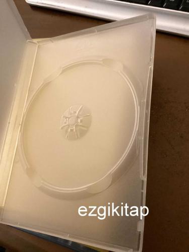 5 adet boş dvd kutusu (şeffaf renkli)