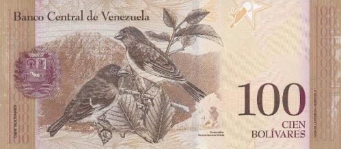 Koleksiyon Ürünü Venezüella 100 Bolivar Çil
