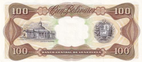 Koleksiyon Ürünü Venezüella 100 Bolivar 1998 Çil
