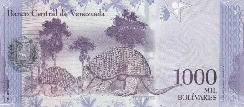 Koleksiyon Ürünü Venezüella 1000 Bolivar Çil