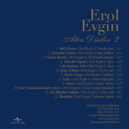 Altın Düetler 2 (Plak) Erol Evgin feat. Funda Arar, Ajda Pekkan, Atiye, Zara, Ziynet Sali, Kalben vd.