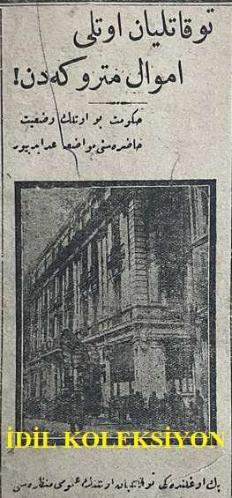 Osmanlıca Akşam Gazetesi, Orijinal Dönem Basım, (Ottoman Newspaper) - 21 Şubat 1924 - Sayı: 1932 - Hicri: 15 Receb 1342 - Rumi: 21 Şubat 1340 - İhsan Bey İzmir'den Döndü -  İzmir'den Avdet Eden İstiklal Mahkemesi Reisi İhsan Bey'in Gazi Paşa Hazretleriyle İcra Ettiği Mülakat Hakkında Gazetemize Mühim Beyanatı (Fotoğraf) İhsan Bey - Reis-i Cumhur Mahkumların Affını Tasdik Etti: Millet Meclisi Tarafından İstiklal Mahkemesi Mahkumlarının Affı Hakkında Verilen Karar, Reis-i Cumhur Gazi Paşa Hazretleri Tarafından Tasdike İktiran Etmiştir - Tokatlıyan Oteli Emval-i Metrukeden! Hükümet Bu Otelin Vaziyet-i Hazırasını Muvazaa Addediyor (Fotoğraf) Beyoğlu'ndaki Tokatlıyan Oteli'nin Umumi Manzarası - Anavatana Dönerken: Selanik'teki Muhacir Kafilelerimiz Ne Halde? Mübadele Edilecek Muhacirin Kafileleri Selanik'e Dört Taraftan Akın Etmektedirler (Fotoğraf) Selanik Rıhtımında Muhacirlerimiz Giresun Vapuru'na Binerlerken - Hilal-i Ahmer'de Celal Muhtar Bey İstifa Hakkında Ne Diyor?
