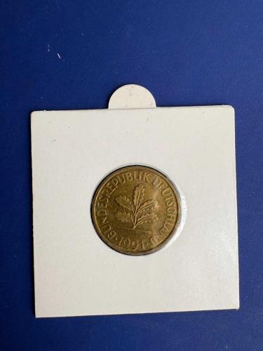 ALMANYA 10 PFENNIG 1991-D (KAPAMALI)
