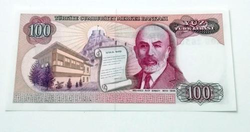100 Lira (7.Emisyon / 1.Tertip 1983) çil A06