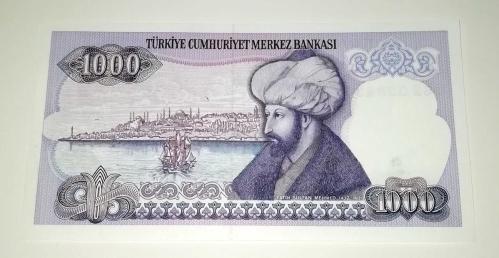1.000 Lira (7.Emisyon / 2.Tertip 1986) çil G62