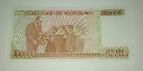 100.000 Lira (7.Emisyon / 3.Tertip 1996) çil G19