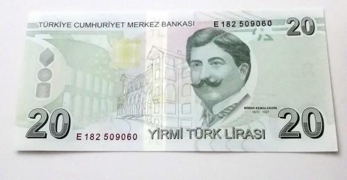 9.Emisyon 4.Tertip 20 Lira E182 509060 Çil