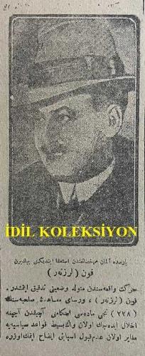 Osmanlıca İkdam Gazetesi, Orijinal Dönem Basım, (Ottoman Newspaper) - 6 Şubat 1920 - Sayı: 8257 - Hicri: 15 Cemaziyelevvel 1338 - Rumi: 6 Şubat 1336 - Prens Sabahattin Mesleğini İzah Ediyor - Teşebbüs-i Şahsi Ne Demektir? - Mesuliyet-i Şahsiye Yerine Mesuliyet-i Müştereke - 