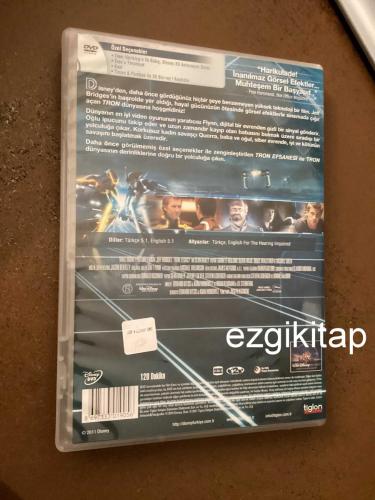 tron efsanesi dvd   (PC'de denenmiştir)  (garrett hedlund olivia wilde bruce boxleitner michael sheen)  walt disney  (tron legacy)