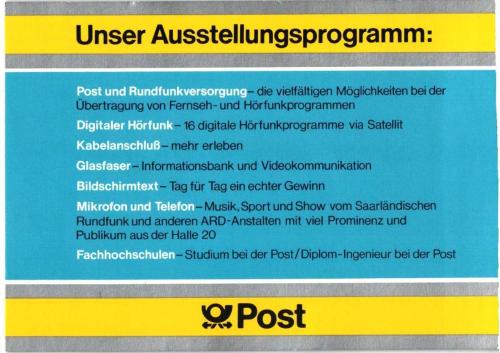 Batı Almanya 1987 Uluslararası Radyo Fuarı Berlin İlk Gün Zarfı