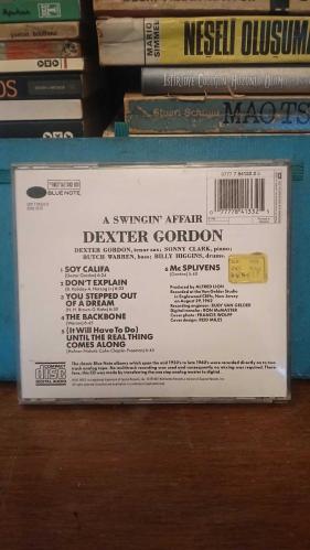 Dexter Gordon - A Swingin' Affair (CD - Misprint) Dönem EU
