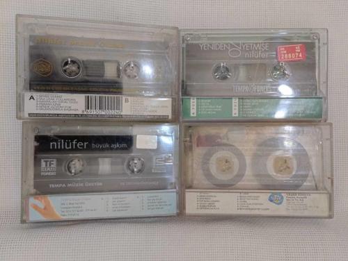 NİLÜFER KASET 4 ADET HEPSİ ORJİNAL 4 ADET KASET GÖNDERİLECEK