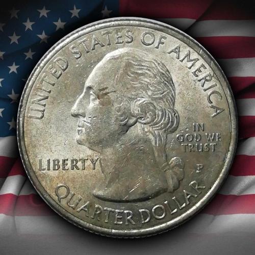 ABD 2015 YILI ¼ Dolar Dalaware - Bombay Hook ÇİL (-)