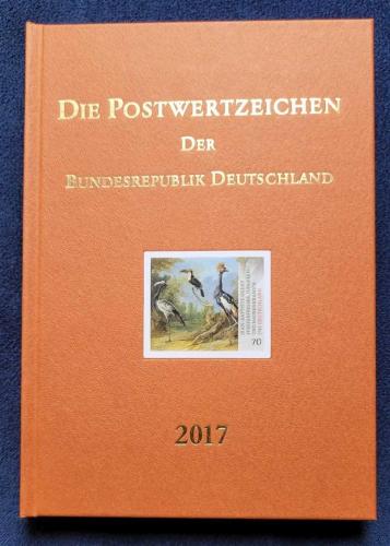 2017 Almanya Federal Cumhuriyeti Resmi Pul Yıllığı - Die Postwertzeichen der Bundesrepublik Deutschland Ciltli Orijinal Albüm